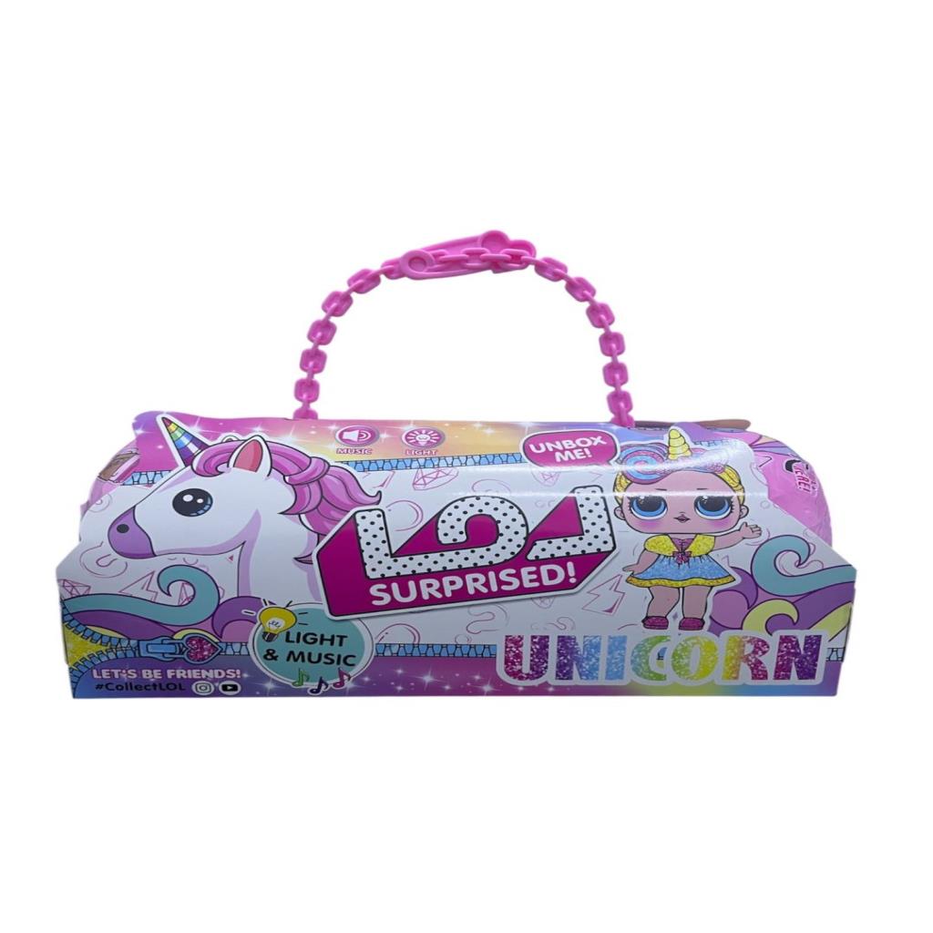 حقيبة LOL يونيكورن مع إضاءة وموسيقى